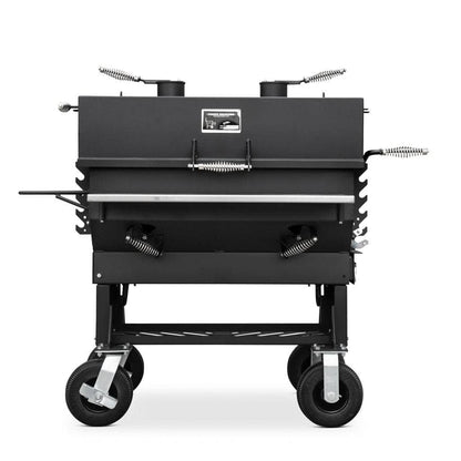 Yoder Smokers Charcoal Flat Top Grill on a white background