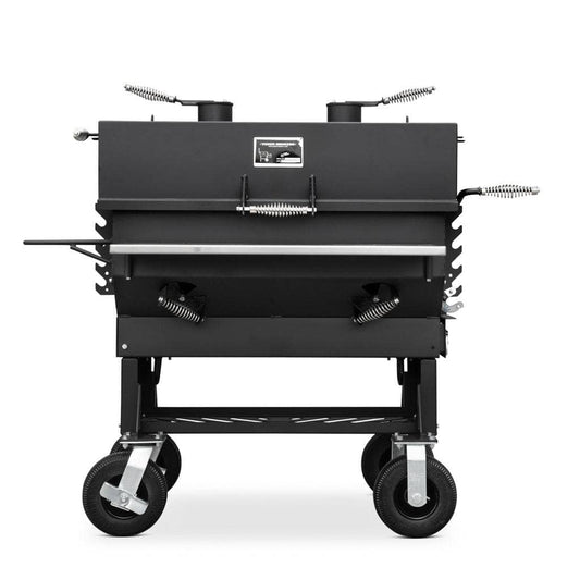 Yoder Smokers Charcoal Flat Top Grill on a white background