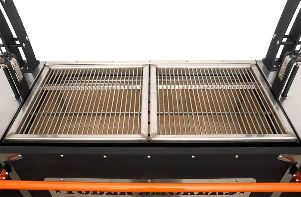 Yoder Smokers El Dorado 42" Rolling Bar Grate on a yoder el dorado