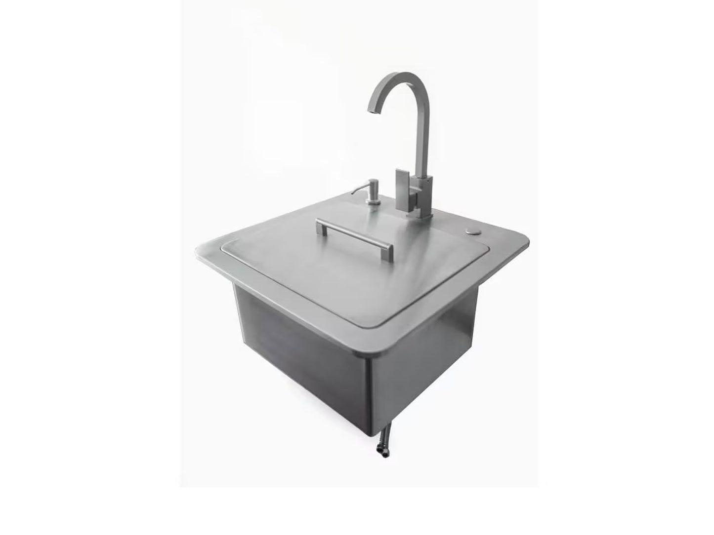 Coyote 21" Full Sink with Faucet, Soap Dispenser, Drain