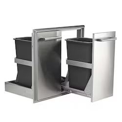Coyote 26" Dual Trash/Recycle Bin