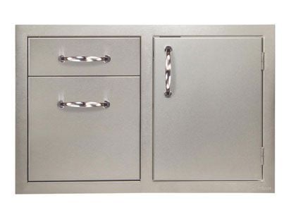 Artisan Soft-Close Right Hinge Door & Double Drawer Combo