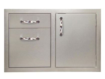 Artisan Soft-Close Right Hinge Door & Double Drawer Combo