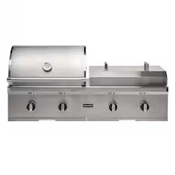 Coyote 50-in Built-In Propane Grill / Flat Top Combo