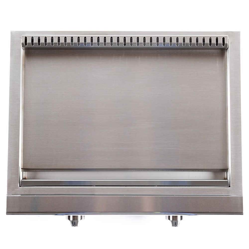 Coyote Stainless Steel Built-In Flat Top Gas Griddle, 30-Inch C1FTG30