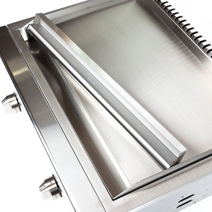 Coyote Stainless Steel Built-In Flat Top Gas Griddle, 30-Inch C1FTG30