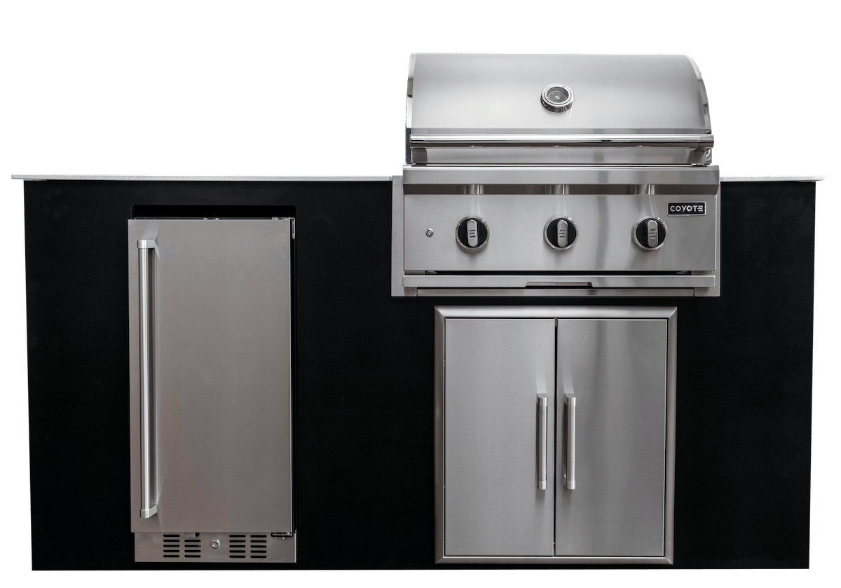 Coyote 4 Piece Outdoor Kitchen Island