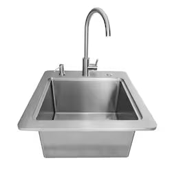 Coyote 21" Full Sink with Faucet, Soap Dispenser, Drain