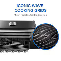 Rogue® PRO 625 Propane Gas Grill with Infrared Side Burner - Black