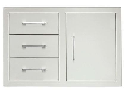 TrueFlame 33-Inch 3-Drawer & Access Door Combo