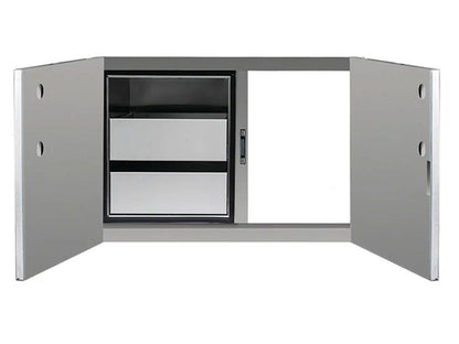 TrueFlame 36" 2-Drawer Dry Storage Pantry & Access Drawer Combo