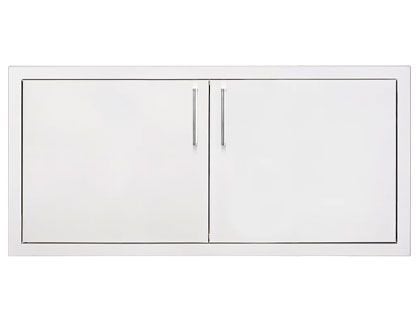 TrueFlame 36-Inch 2-Drawer Dry Storage Pantry & Enclosed Cabinet Combo