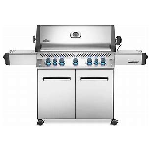 Napoleon Prestige 665 Gas Grill With Rotisserie Kit & Infrared Rear & Side Burner